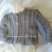 Golfino / maglia / cardigan /giacchino in lana  con bottoni a cuore