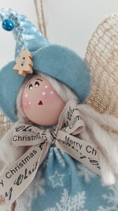 Ferma porta angelo Country shabby decorazioni natalizie e idea regalo