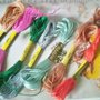 7 MATASSINE COTONE PER CUCITO - SARTA - VARI COLORI - HOBBY CREATIVI - MATERIALI 