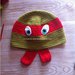 Cappellino uncinetto per Bambino ispirato alle Tartarughe Ninja in cotone