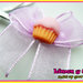 Sweet cupcake hair pins with purple bow handmade kawaii limon y sal