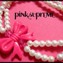 Collana Double Pearls and Bow Necklace ♥ White & Fucsia