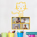 Portafoto gattino - adesivo murale per bambini - cornice portafotografie - sticker da parete cameretta