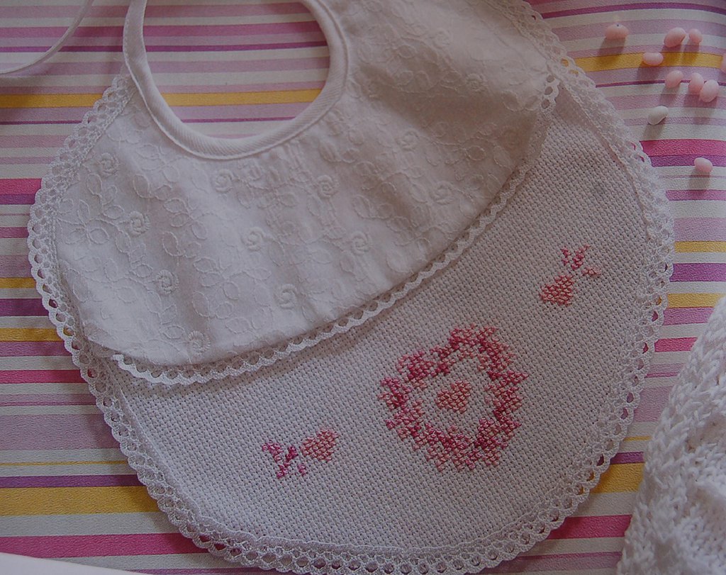 Bavaglino Impermeabile Elodie Details - Design Scandinavo, Bianco Vanilla - Foto 7