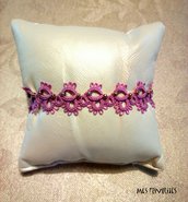Braccialetto in pizzo chiacchierino Violet/Pink Med. BP5VPMC