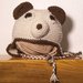 Cappellino a forma di orsetto realizzato in lana acrilica creato sia per neonato che per bambino ragazzo e adulto simpatica idea regalo natale