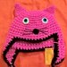 Cappellino a forma di gattino realizzato in lana acrilica creato sia per neonato che per bambino ragazzo e adulto simpatica idea regalo natale