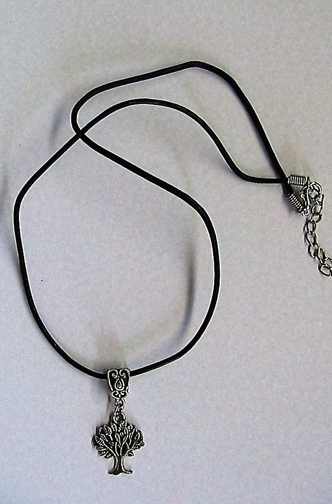 Orecchini A Ganci A Leva In Argento Tibetano – Albero Della Vita – Fatti A Mano UK