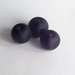 20 Perle di vetro viola opaco 6 mm PRL316