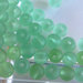 20 Perle di vetro opaco verde 6 mm PRL320