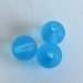 20 Perle di vetro opaco turchese 6 mm PRL321