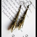 PEARL DROP VICTORIAN EARRINGS-ORECCHINI VINTAGE/VITTORIANI CON PERLE E COPPETTE A CONO