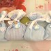 BOMBONIERA completa  DELUXE - battesimo nascita Compleanno - CIUCCIO  fimo -  sacchettini confetti porta confetti 
