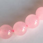 20 Perle di giada colorata rosa trasparente 8 mm PRL324