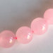 20 Perle di giada colorata rosa trasparente 8 mm PRL324