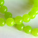 20 Perle di giada colorata 8mm verde PRL329