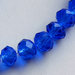 20 Perle Crystal sfaccettate blu  PRL342