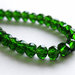 20 Perle Crystal sfaccettate verde scuro  PRL341