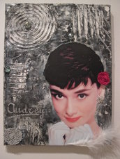 Tela creativa"Audrey Hepburn"