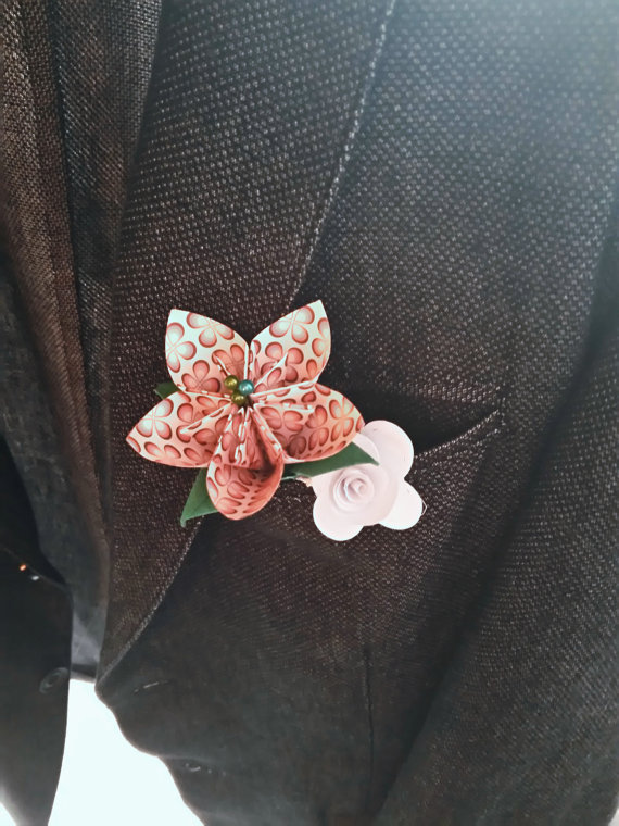 6 pezzi fiore all'occhiello rosa bianco avorio per uomo sposo e miglior uomo fiore all'occhiello con fiore artificiale per cerimonia di matrimonio anniversario  320