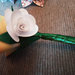 Fiore all'occhiello, fiore da giacca, fiori per matrimonio, wedding bouquet, paper flower, fiori di carta