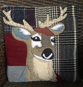 cuscino quillow cervo - un cuscino con dentro un plaid