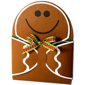 Card Holder in cartoncino Gingerbread