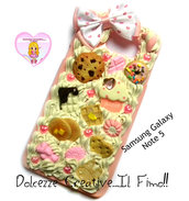 Cover Samsung Galaxy Note 5 cute kawaii caramelle handmade cupcake coniglio waffle pancake cookie orsetto