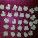 Set gessetti bianchi in polvere ceramica animali