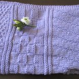 Copertina neonato fatta a mano 100% lana merino-bebè neonato-idea regalo nascita