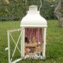 Lanterna decorativa con miniature - Il capanno da giardino