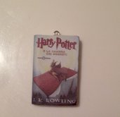 Ciondolo libro Harry potter miniatura 