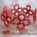 Bracciale rosa corallo al chiacchierino con perline