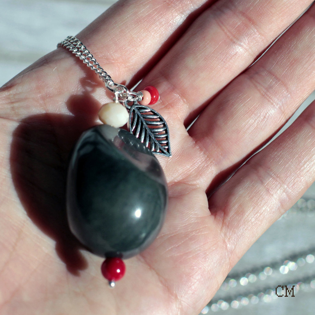 Inilbran Boho Seme Perla Collana Girocollo Seme Perla Cuore Collana