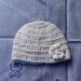 Cappellino di lana neonata 0-3 mesi