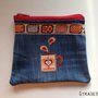 Pochette in jeans