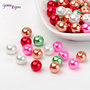 Lotto 50 perle Mix Christmas 8 mm.