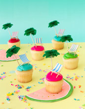 Set con 24 Toppers per Cupcake