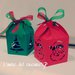 Scatola bomboniera (0,90pz) sacchetto porta-confetti Natale Albero idea regalo