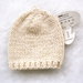 Cappellino neonato Cashmere 100% cappellino neonato lavorato a mano con lana cashmere 100%