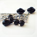 BLACK ROSES earrings