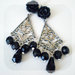 BLACK ROSES earrings