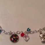 Bracciale Natalizio Con Charm Campane E Perle - Gioiello Regalo Per Donna E Ragazza - 4