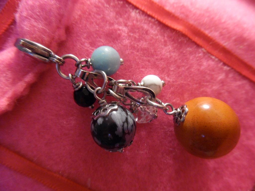 Bracelet Chakra en Sphères Naturelles 10mm Bracelet Chakras - Hauteur