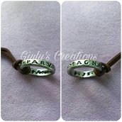 Anello collana Nathan Drake Uncharted Sic Parvis Magna videogames cosplay ring