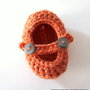 Pattern - spiegazione per SCARPINE NEONATO "clean & simple" a uncinetto crochet (idea regali di Natale) 