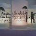 Lanterne in vetro e carta con decorazioni stampate e dipinte a mano (3 pz)