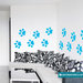 Orme - adesivo murale per bambini - sticker da parete animali 