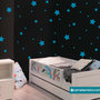 Cielo stellato - adesivo murale per bambini - sticker da parete stelle 