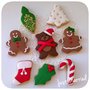 biscotti decorati natalizi,versione mini,  idea regalo natale